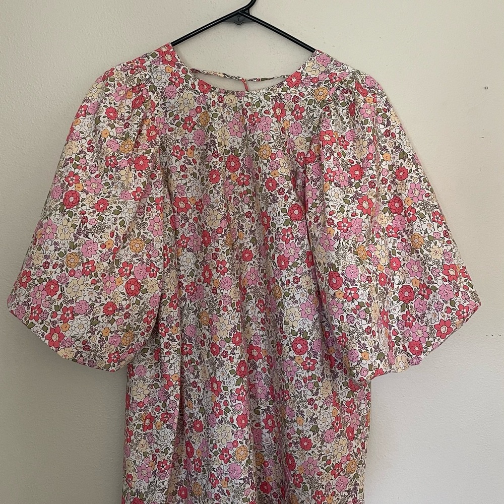 H&M Floral Puffy dress